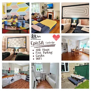  Holiday home Epicsa - Corporate & Family In 3 Bedroom House With Garden, Free Parking